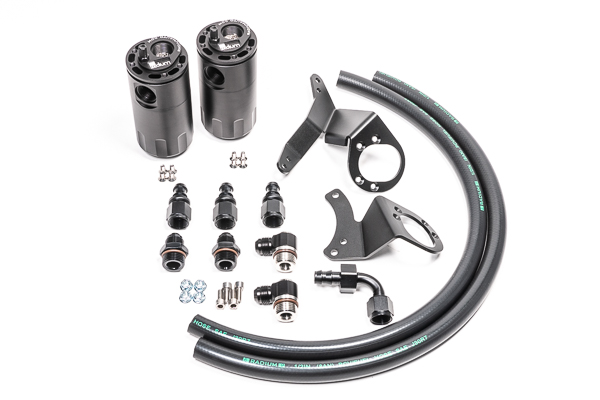Radium Engineering — Radium Engineering Dual Catch Can Kit 2011-2014 Mustang GT Fluid Lock - view 3